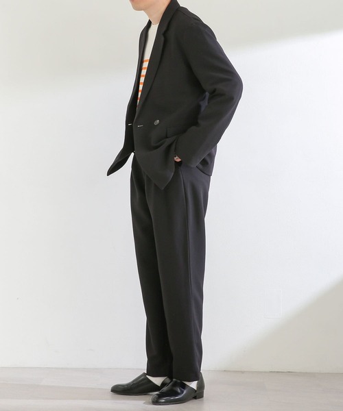 SENSE OF PLACE by URBAN RESEARCH（センスオブプレイスバイアーバンリサーチ）の「『セットアップ対応』 ダブルテーラードジャケット（テーラードジャケット・メンズ・ブラック・MEDIUM/LARGE）」の5枚目の写真