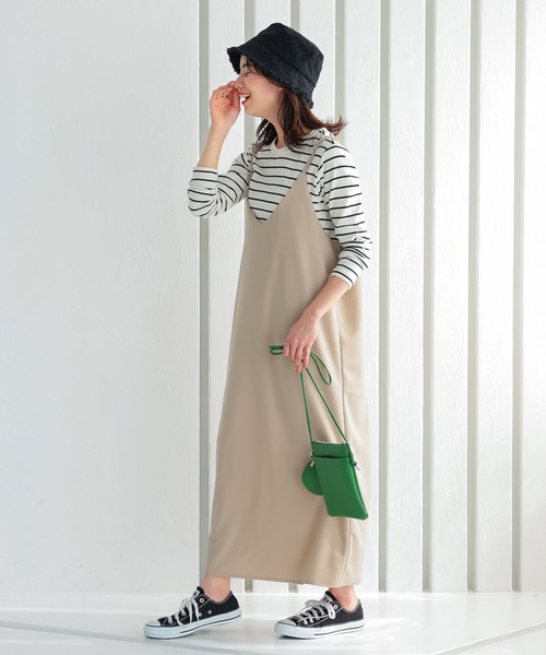 KOBE LETTUCE（コウベレタス）の「キャンバスフリンジバケットハット（ハット・レディース・グリーン系/ブラック/ベージュ系・FREE）」の9枚目の写真