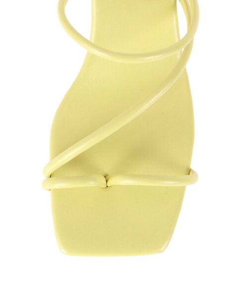 Ungrid（アングリッド）の「スクエアトゥヒールサンダル（サンダル・レディース・オフホワイト/ブラック/グリーン系その他・S/M/L）」の5枚目の写真