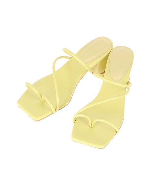 Ungrid（アングリッド）の「スクエアトゥヒールサンダル（サンダル・レディース・オフホワイト/ブラック/グリーン系その他・S/M/L）」の14枚目の写真