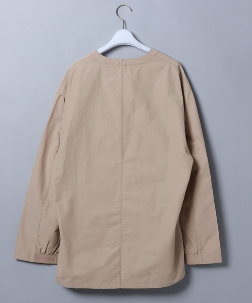 NUMERALS（ヌメラルズ）の「[NUMERALS]シャツカーディガン（カーディガン/ボレロ・メンズ・ブラック/ライトベージュ・MEDIUM/LARGE）」の3枚目の写真
