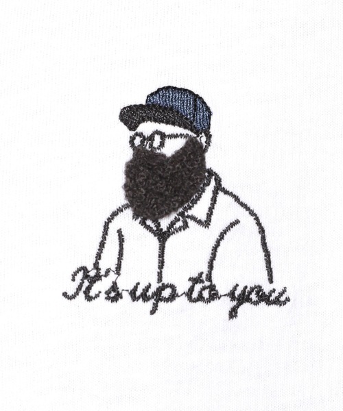 LAKOLE（ラコレ）の「サガラ刺繍ワンポイントTシャツ / 267592（Tシャツ/カットソー・メンズ・ホワイト/ブラック/ライトグリーン/ダークブルー/グリーン/イエロー・MEDIUM/LARGE/X-LARGE）」の18枚目の写真