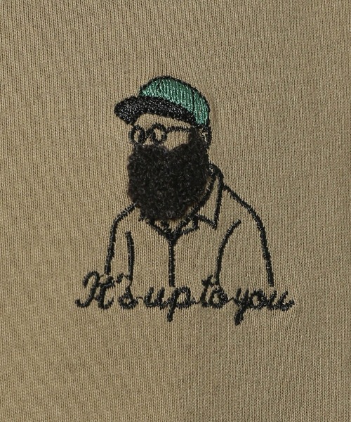 LAKOLE（ラコレ）の「サガラ刺繍ワンポイントTシャツ / 267592（Tシャツ/カットソー・メンズ・ホワイト/ブラック/ライトグリーン/ダークブルー/グリーン/イエロー・MEDIUM/LARGE/X-LARGE）」の20枚目の写真