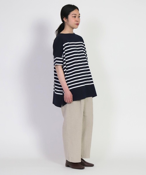 FABRIQUE en Planete terre（ファブリケアンプラネテール）の「[ FABRIQUE en Planete terre ]　Oversize S/S（シャツ/ブラウス・レディース・グレー系その他/パープル系その他・38）」の22枚目の写真