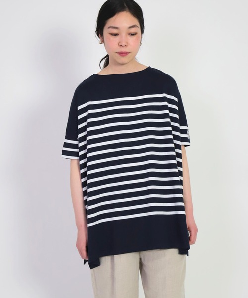 FABRIQUE en Planete terre（ファブリケアンプラネテール）の「[ FABRIQUE en Planete terre ]　Oversize S/S（シャツ/ブラウス・レディース・グレー系その他/パープル系その他・38）」の19枚目の写真
