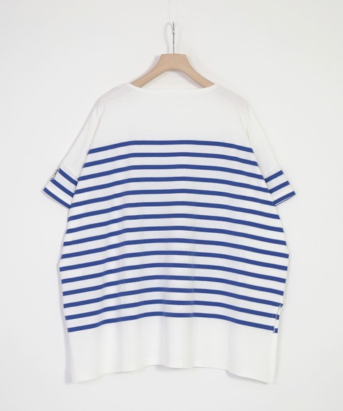 FABRIQUE en Planete terre（ファブリケアンプラネテール）の「[ FABRIQUE en Planete terre ]　Oversize S/S（シャツ/ブラウス・レディース・グレー系その他/パープル系その他・38）」の3枚目の写真
