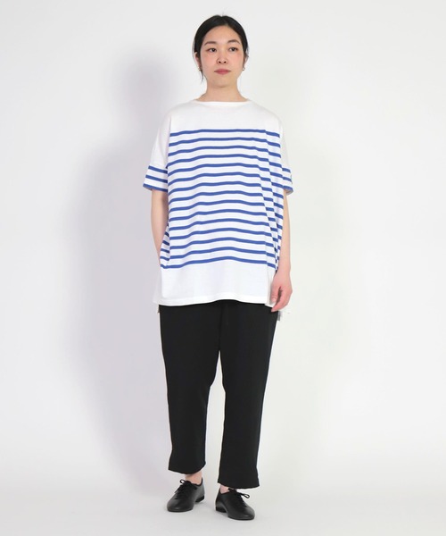 FABRIQUE en Planete terre（ファブリケアンプラネテール）の「[ FABRIQUE en Planete terre ]　Oversize S/S（シャツ/ブラウス・レディース・グレー系その他/パープル系その他・38）」の11枚目の写真