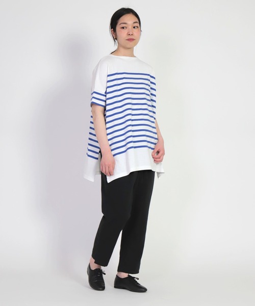FABRIQUE en Planete terre（ファブリケアンプラネテール）の「[ FABRIQUE en Planete terre ]　Oversize S/S（シャツ/ブラウス・レディース・グレー系その他/パープル系その他・38）」の12枚目の写真