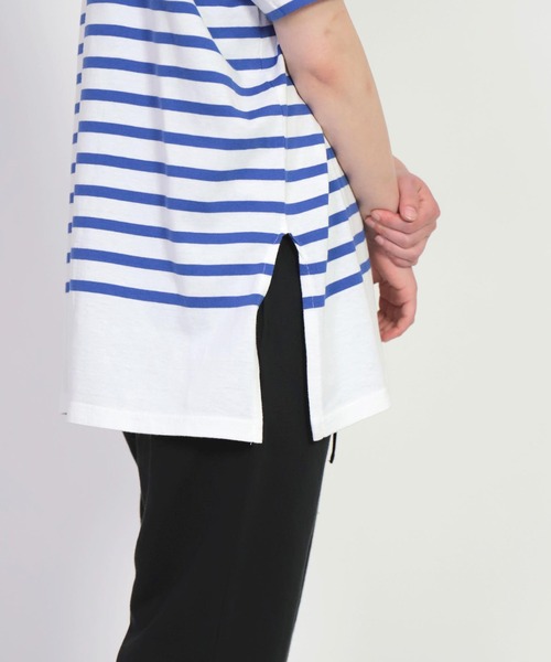 FABRIQUE en Planete terre（ファブリケアンプラネテール）の「[ FABRIQUE en Planete terre ]　Oversize S/S（シャツ/ブラウス・レディース・グレー系その他/パープル系その他・38）」の9枚目の写真