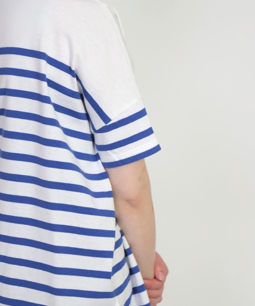 FABRIQUE en Planete terre（ファブリケアンプラネテール）の「[ FABRIQUE en Planete terre ]　Oversize S/S（シャツ/ブラウス・レディース・グレー系その他/パープル系その他・38）」の10枚目の写真