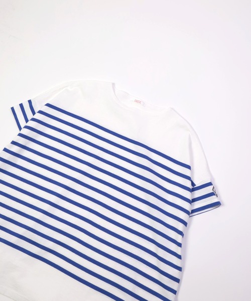 FABRIQUE en Planete terre（ファブリケアンプラネテール）の「[ FABRIQUE en Planete terre ]　Oversize S/S（シャツ/ブラウス・レディース・グレー系その他/パープル系その他・38）」の13枚目の写真
