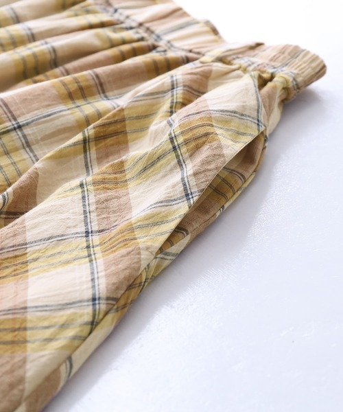 osharewalker(オシャレウォーカー)の「【廃盤】『チェック柄フレアスカート』(スカート・レディース・ベージュ/ミント・FREE)」の20枚目の写真