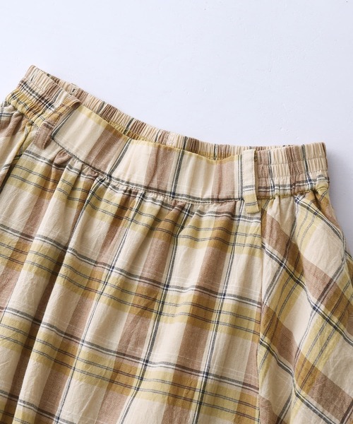 osharewalker(オシャレウォーカー)の「【廃盤】『チェック柄フレアスカート』(スカート・レディース・ベージュ/ミント・FREE)」の21枚目の写真