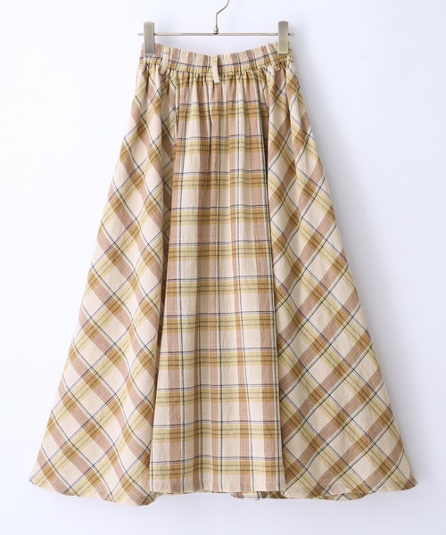 osharewalker(オシャレウォーカー)の「【廃盤】『チェック柄フレアスカート』(スカート・レディース・ベージュ/ミント・FREE)」の22枚目の写真