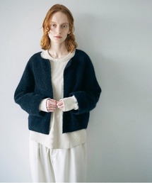 unfil ベビーアルパカオーバーサイズカーディガン UNFIL（アンフィル）の「【unfil】ベビーアルパカ オーバーサイズ