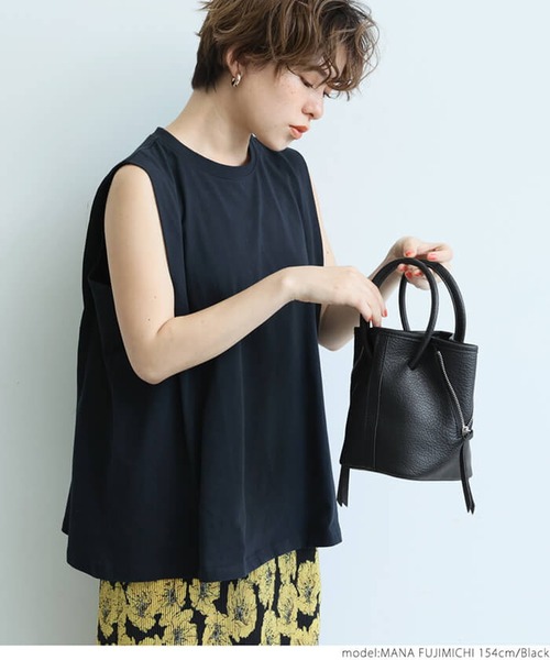 coca(coca)(コカ)の「ファスナーバッグ(ハンドバッグ・レディース・アイボリー/ブラック/キャメル・ONE SIZE)」の6枚目の写真