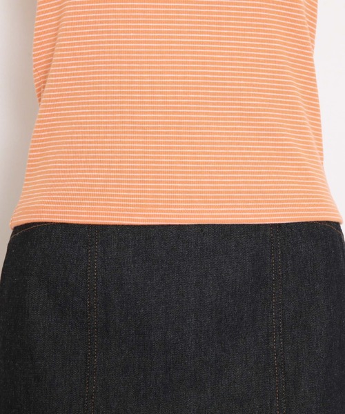 archives（アルシーヴ）の「２ＷＡＹボーダープルオーバー（Tシャツ/カットソー・レディース・ピンク/オレンジ/グリーン・MEDIUM）」の7枚目の写真