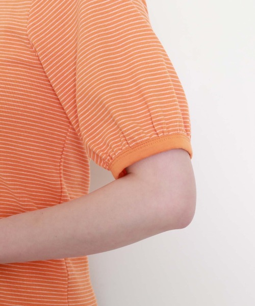 archives（アルシーヴ）の「２ＷＡＹボーダープルオーバー（Tシャツ/カットソー・レディース・ピンク/オレンジ/グリーン・MEDIUM）」の19枚目の写真