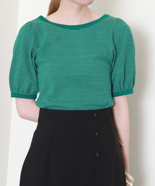 archives（アルシーヴ）の「２ＷＡＹボーダープルオーバー（Tシャツ/カットソー・レディース・ピンク/オレンジ/グリーン・MEDIUM）」の22枚目の写真