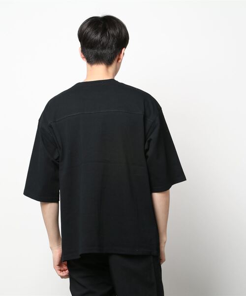 8(eight)(エイト)の「フットボールTシャツ(Tシャツ/カットソー・メンズ・アッシュグレー/ブラック/ネイビー/オフホワイト/オレンジ/グリーン・MEDIUM/LARGE)」の8枚目の写真