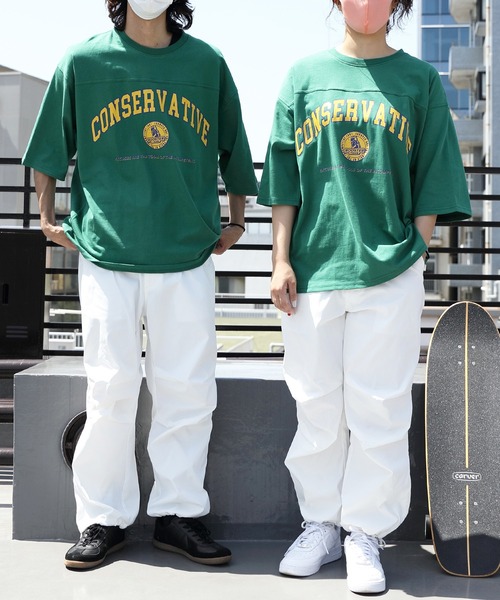 8(eight)(エイト)の「フットボールTシャツ(Tシャツ/カットソー・メンズ・アッシュグレー/ブラック/ネイビー/オフホワイト/オレンジ/グリーン・MEDIUM/LARGE)」の9枚目の写真