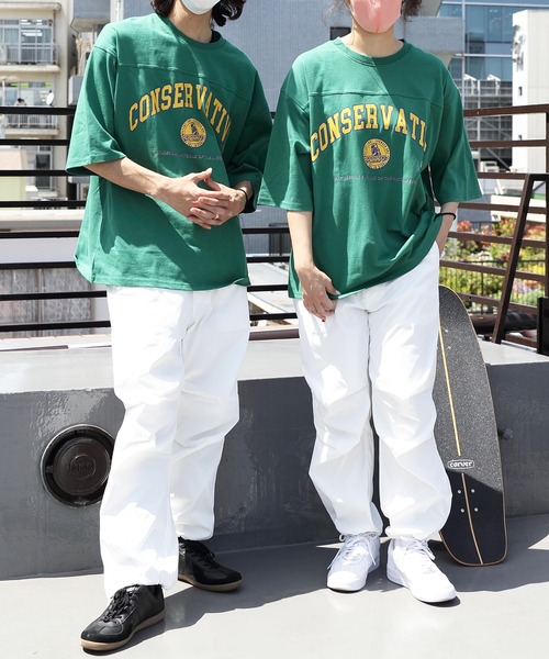 8(eight)(エイト)の「フットボールTシャツ(Tシャツ/カットソー・メンズ・アッシュグレー/ブラック/ネイビー/オフホワイト/オレンジ/グリーン・MEDIUM/LARGE)」の11枚目の写真