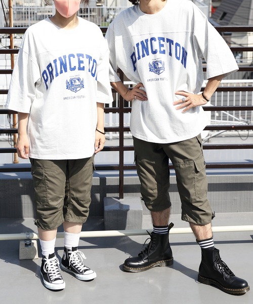 8(eight)(エイト)の「フットボールTシャツ(Tシャツ/カットソー・メンズ・アッシュグレー/ブラック/ネイビー/オフホワイト/オレンジ/グリーン・MEDIUM/LARGE)」の14枚目の写真