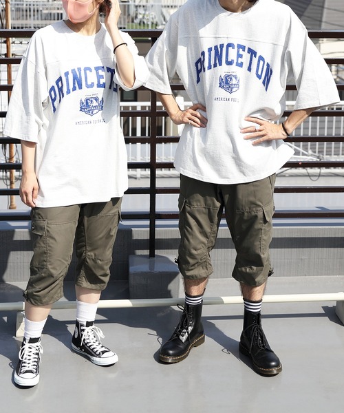 8(eight)(エイト)の「フットボールTシャツ(Tシャツ/カットソー・メンズ・アッシュグレー/ブラック/ネイビー/オフホワイト/オレンジ/グリーン・MEDIUM/LARGE)」の15枚目の写真