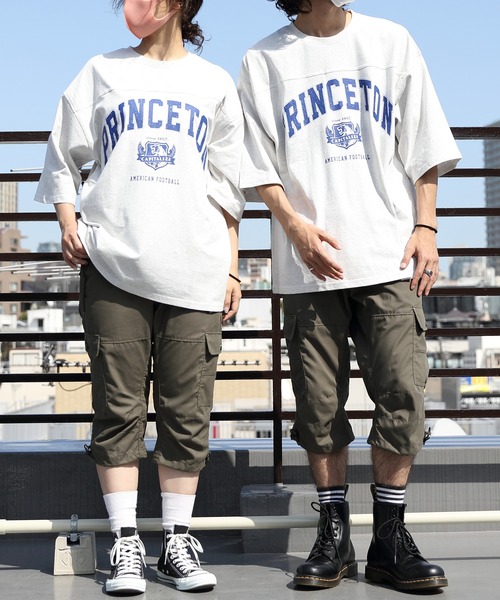 8(eight)(エイト)の「フットボールTシャツ(Tシャツ/カットソー・メンズ・アッシュグレー/ブラック/ネイビー/オフホワイト/オレンジ/グリーン・MEDIUM/LARGE)」の16枚目の写真