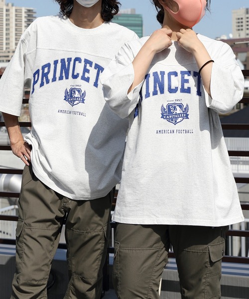 8(eight)(エイト)の「フットボールTシャツ(Tシャツ/カットソー・メンズ・アッシュグレー/ブラック/ネイビー/オフホワイト/オレンジ/グリーン・MEDIUM/LARGE)」の13枚目の写真