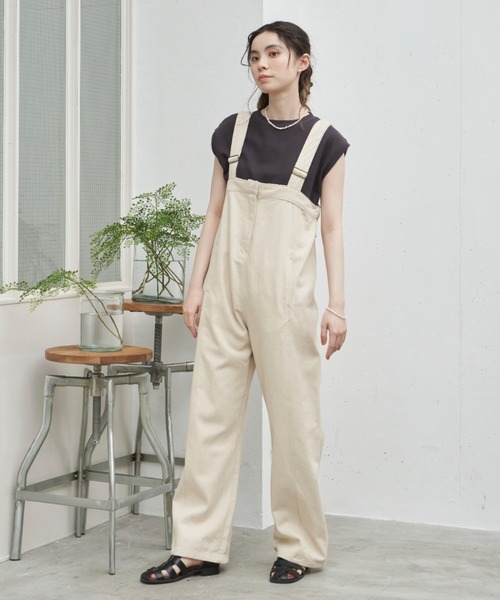Libra Cue（リブラ キュー）の「ワッフルノースリーブプルオーバー（Tシャツ/カットソー・レディース・ホワイト/チャコールグレー/グレー・FREE）」の22枚目の写真