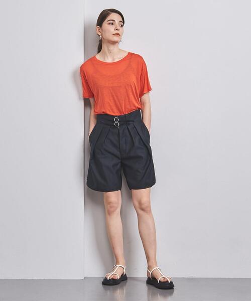 Baserangeベースレンジloosetショートスリーブtシャツ黒新品S BASERANGE（ベースレンジ） 半袖 Tシャツ LOOSE TEE TOLO レディース