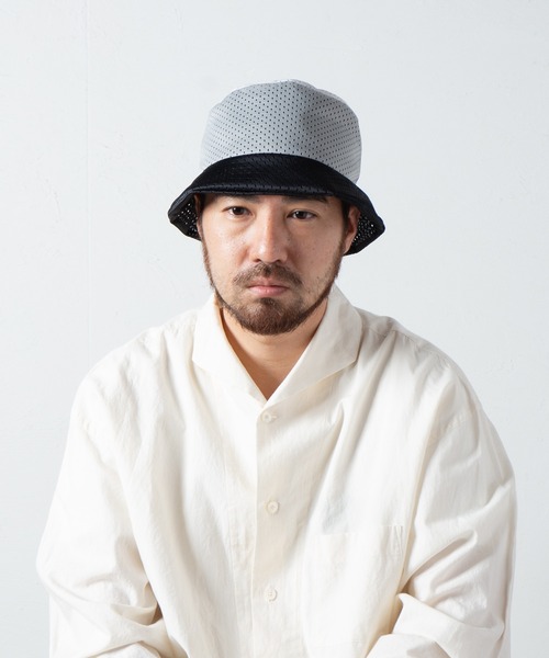 Retter（レッター）の「MBA メッシュハット（ハット・メンズ・ホワイト/ブラック/マルチ・ONE SIZE）」の17枚目の写真