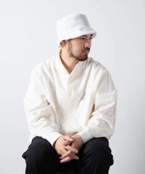 Retter（レッター）の「MBA メッシュハット（ハット・メンズ・ホワイト/ブラック/マルチ・ONE SIZE）」の20枚目の写真