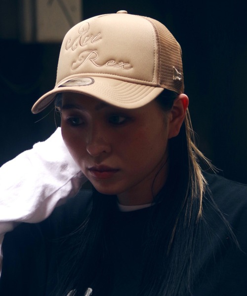 レア【アフィックス】ミニマル テキスト ロゴ キャップ シンプル グレー×白 セール】フラワー 刺繍 ローキャップ / LOW CAP 【（What it