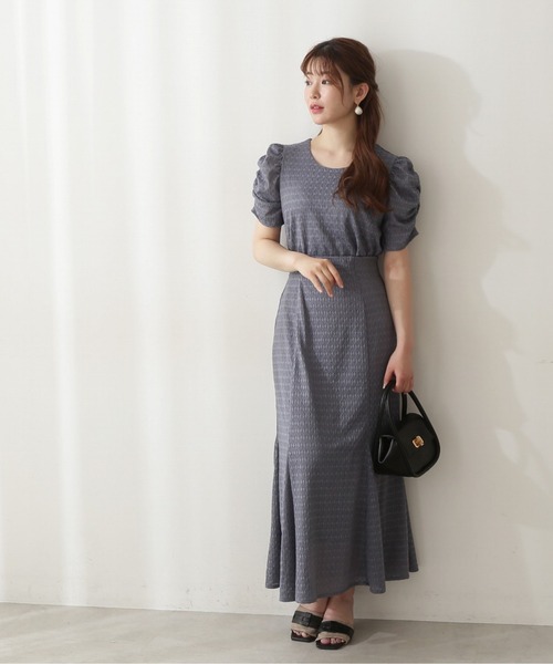 PROPORTION BODY DRESSING(プロポーションボディドレッシング)の「ジャージーレースマーメイドSK / 1212220505(スカート・レディース・ブルー/ブラック/ボルドー・SMALL/MEDIUM)」の1枚目の写真