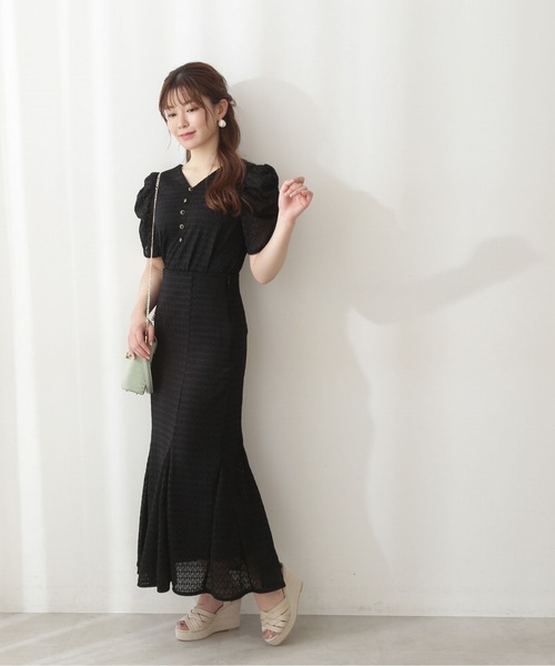 PROPORTION BODY DRESSING(プロポーションボディドレッシング)の「ジャージーレースマーメイドSK / 1212220505(スカート・レディース・ブルー/ブラック/ボルドー・SMALL/MEDIUM)」の8枚目の写真