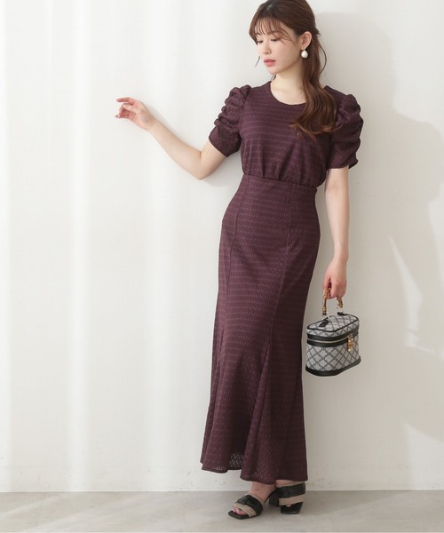 PROPORTION BODY DRESSING(プロポーションボディドレッシング)の「ジャージーレースマーメイドSK / 1212220505(スカート・レディース・ブルー/ブラック/ボルドー・SMALL/MEDIUM)」の6枚目の写真