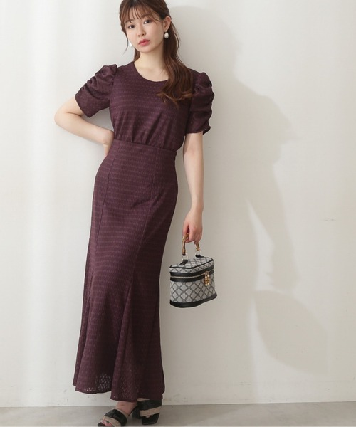 PROPORTION BODY DRESSING(プロポーションボディドレッシング)の「ジャージーレースマーメイドSK / 1212220505(スカート・レディース・ブルー/ブラック/ボルドー・SMALL/MEDIUM)」の14枚目の写真