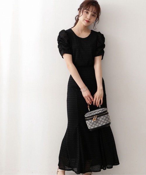 PROPORTION BODY DRESSING(プロポーションボディドレッシング)の「ジャージーレースマーメイドSK / 1212220505(スカート・レディース・ブルー/ブラック/ボルドー・SMALL/MEDIUM)」の9枚目の写真