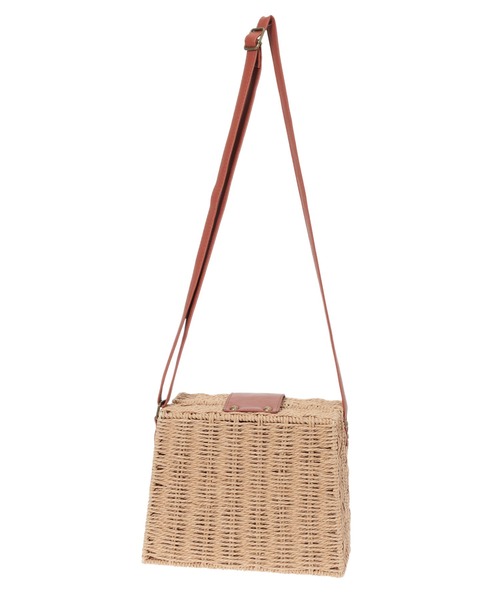 Edit Sheen（エディットシーン）の「フラップボックスかごバッグ（かごバッグ・レディース・ベージュ/アイボリー・FREE）」の13枚目の写真