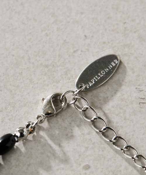 PAPILLONNER（パピヨネ）の「【OT】PAPILLONNER/ONYX ブレスレット（ブレスレット・レディース・ブラック・FREE）」の5枚目の写真