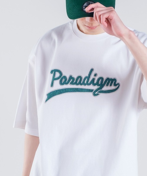 improves(インプローブス)の「スタジアム カレッジロゴ 刺しゅう 半袖Tシャツ(Tシャツ/カットソー・メンズ・イエロー/ホワイト/ブルー・LARGE/MEDIUM/X-LARGE)」の2枚目の写真