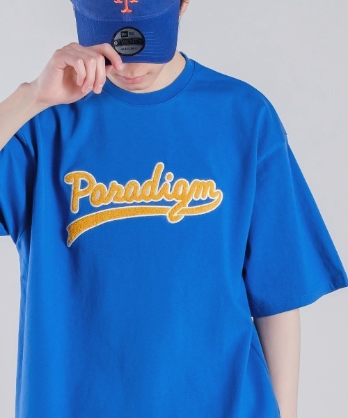 improves(インプローブス)の「スタジアム カレッジロゴ 刺しゅう 半袖Tシャツ(Tシャツ/カットソー・メンズ・イエロー/ホワイト/ブルー・LARGE/MEDIUM/X-LARGE)」の3枚目の写真