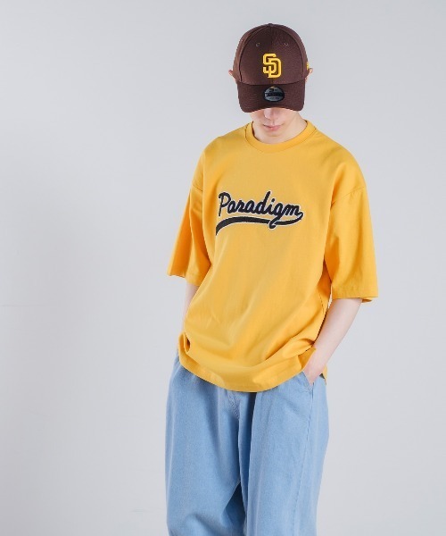 improves(インプローブス)の「スタジアム カレッジロゴ 刺しゅう 半袖Tシャツ(Tシャツ/カットソー・メンズ・イエロー/ホワイト/ブルー・LARGE/MEDIUM/X-LARGE)」の12枚目の写真