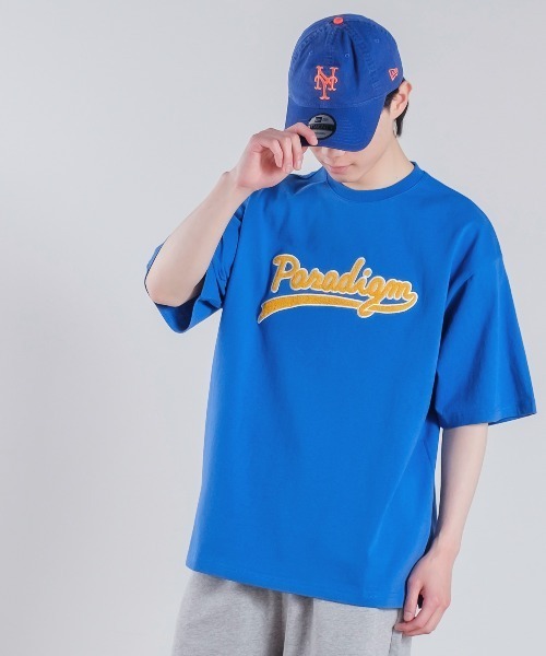 improves(インプローブス)の「スタジアム カレッジロゴ 刺しゅう 半袖Tシャツ(Tシャツ/カットソー・メンズ・イエロー/ホワイト/ブルー・LARGE/MEDIUM/X-LARGE)」の7枚目の写真