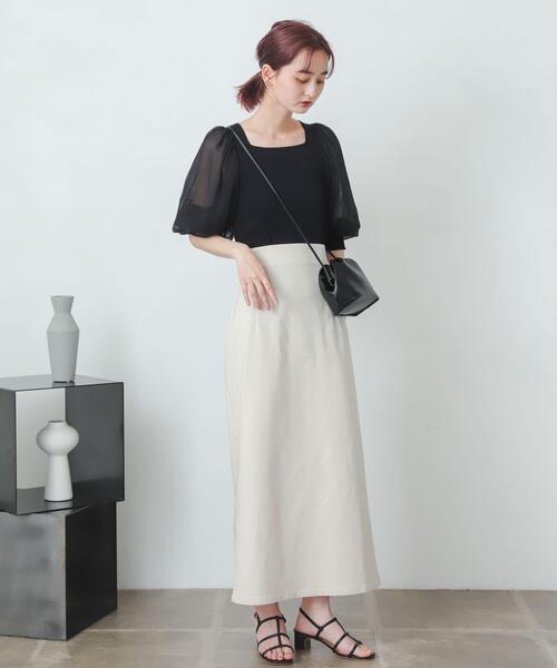 セール】ストレッチサスツキハイウエストスカート（スカート