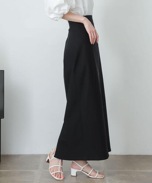 SENSE OF PLACE by URBAN RESEARCH（センスオブプレイスバイアーバンリサーチ）の「ストレッチサスツキハイウエストスカート（スカート・レディース・アイボリー/ブラウン/マスタード/ブラック/ブルー・LARGE/SMALL/TALL/X-SMALL/MEDIUM）」の6枚目の写真