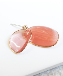 The Rule ザルール:片耳用 Amaranth pierced earring size:S:花ひらピアス S