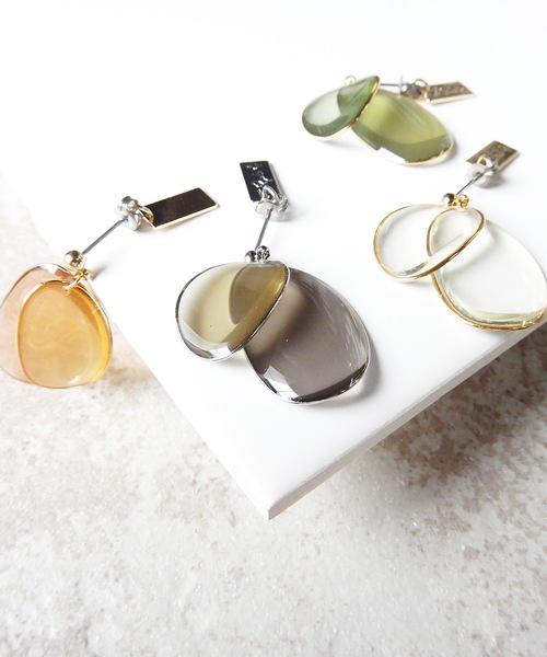 The Rule(ザルール)の「The Rule ザルール:片耳用 Amaranth pierced earring size:S:花ひらピアス S(ピアス(片耳用)・レディース・ベージュ/グレー/ブルー/グリーン/クリア/パープル/レッド/グレイッシュベージュ・FREE)」の21枚目の写真